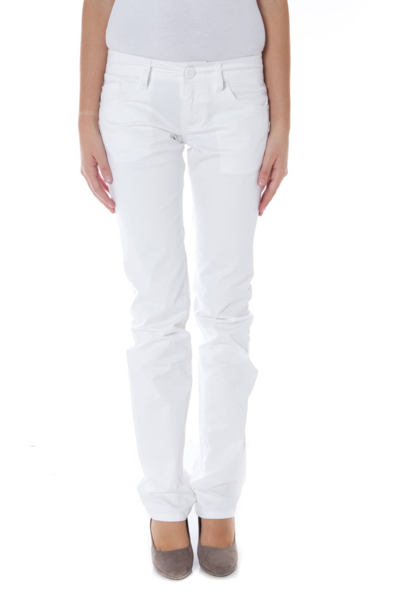PHARD PANTALONE DONNA BIANCO