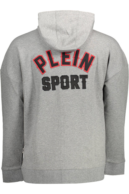 PLEIN SPORT FELPA CON ZIP UOMO GRIGIO