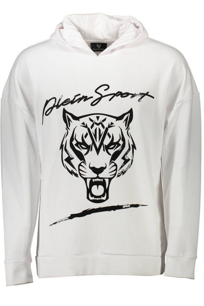 PLEIN SPORT FELPA SENZA ZIP UOMO BIANCO