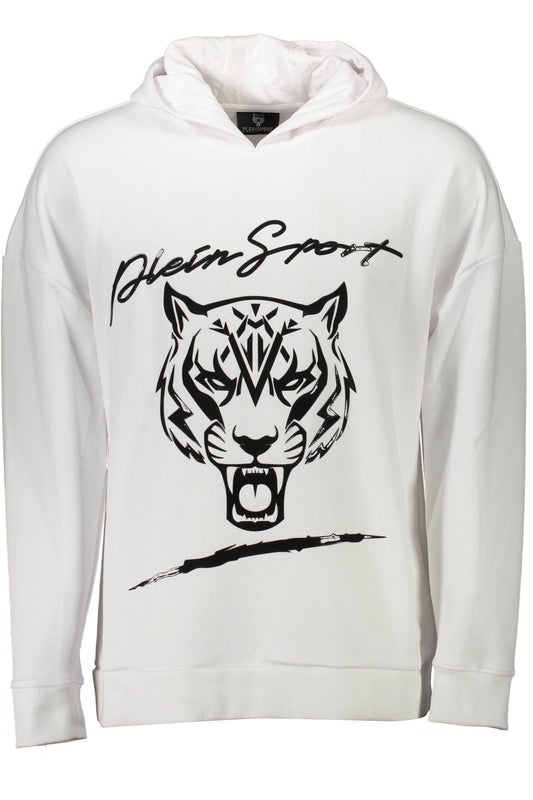 PLEIN SPORT FELPA SENZA ZIP UOMO BIANCO