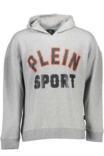 PLEIN SPORT FELPA SENZA ZIP UOMO GRIGIO