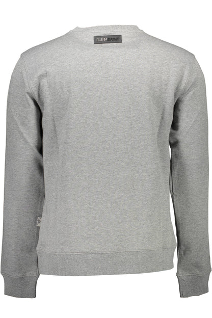 PLEIN SPORT FELPA SENZA ZIP UOMO GRIGIO