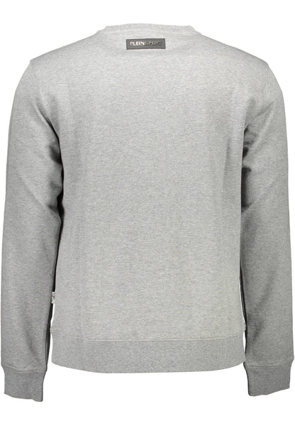 PLEIN SPORT FELPA SENZA ZIP UOMO GRIGIO