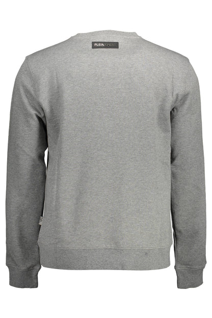 PLEIN SPORT FELPA SENZA ZIP UOMO GRIGIO