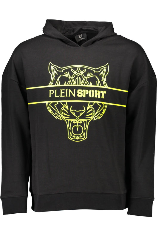 PLEIN SPORT FELPA SENZA ZIP UOMO NERO