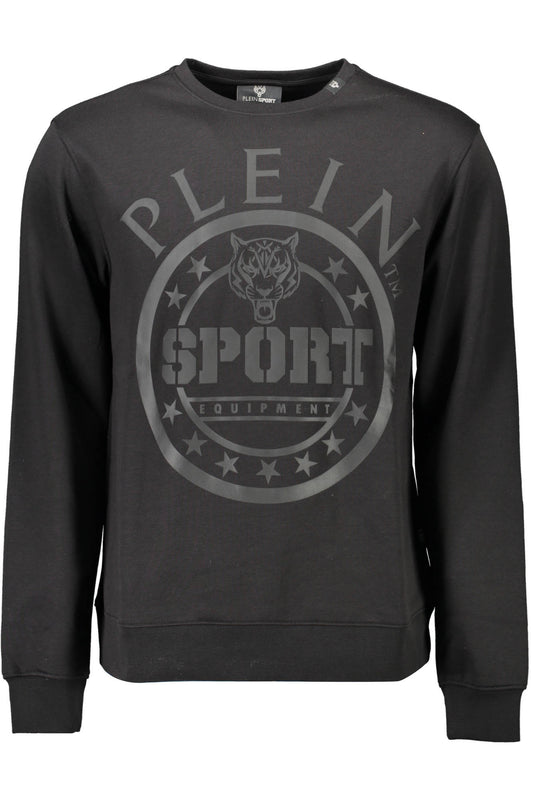 PLEIN SPORT FELPA SENZA ZIP UOMO NERO