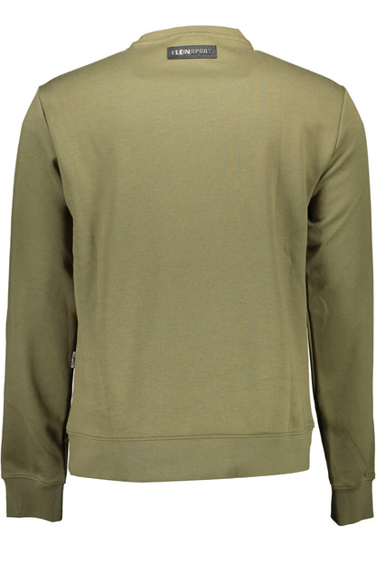 PLEIN SPORT FELPA SENZA ZIP UOMO VERDE