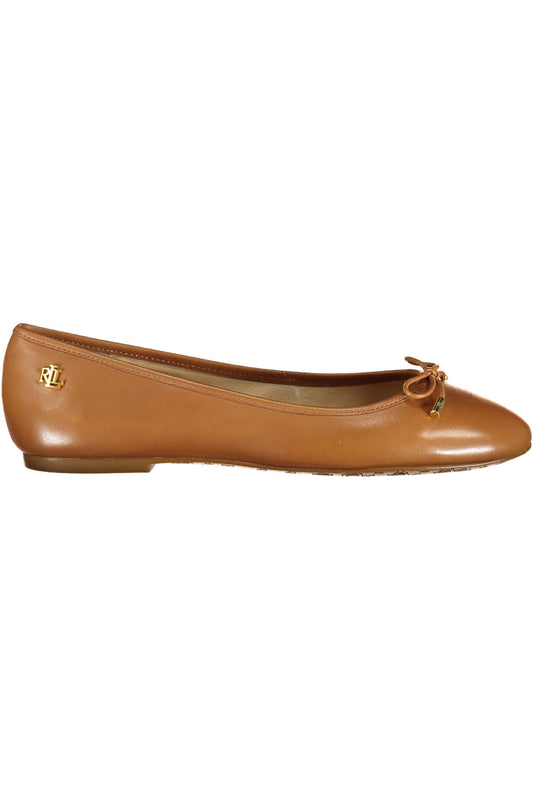 RALPH LAUREN CALZATURA BALLERINA DONNA MARRONE