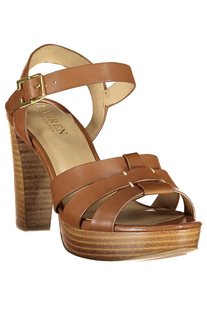 RALPH LAUREN CALZATURA SANDALO DONNA MARRONE