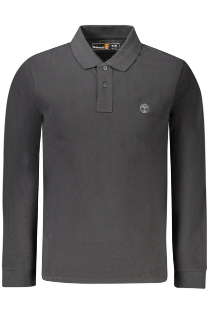TIMBERLAND POLO MANICHE LUNGHE UOMO NERO