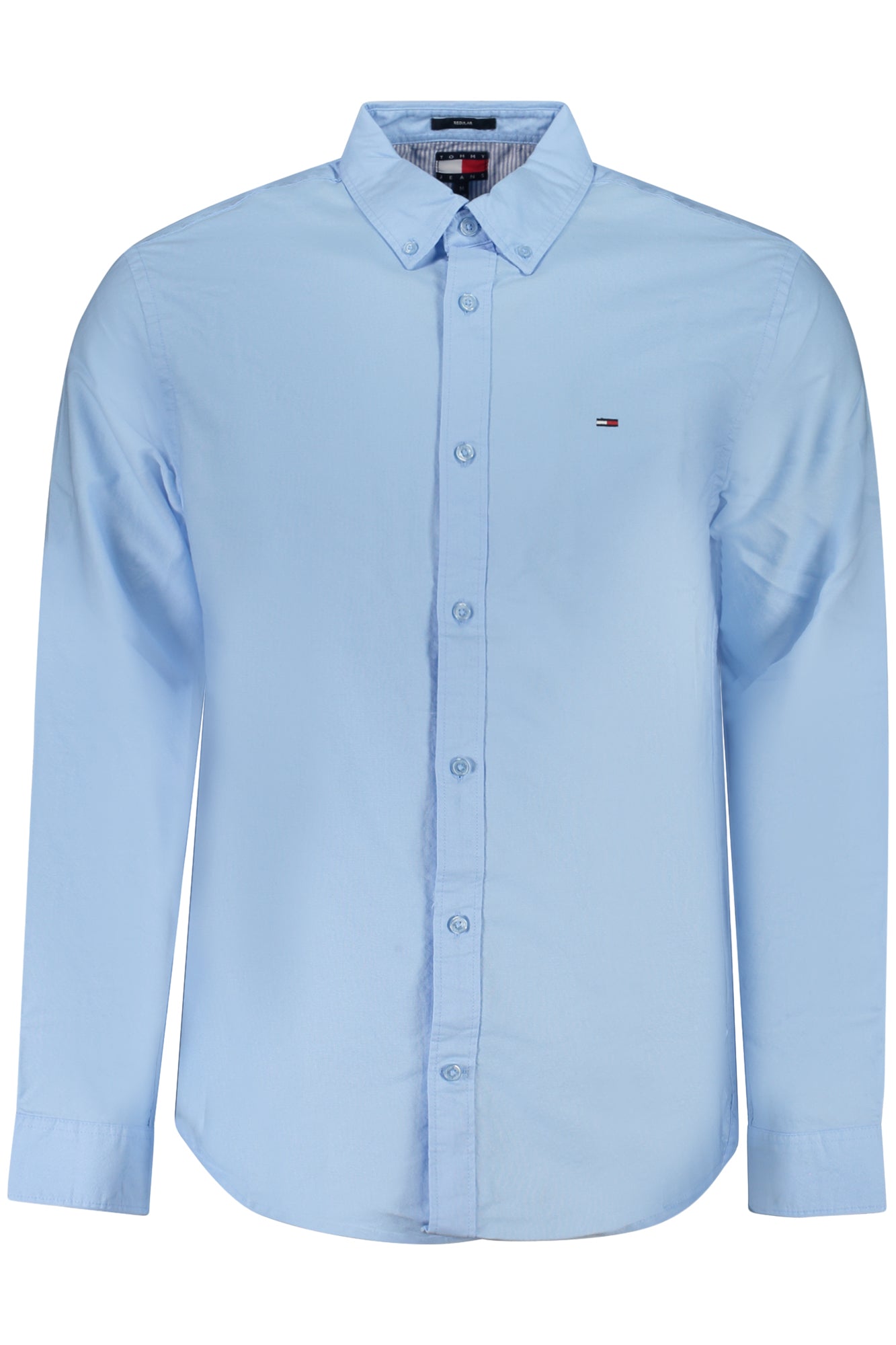 TOMMY HILFIGER CAMICIA MANICHE LUNGHE UOMO AZZURRO