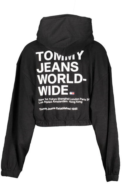 TOMMY HILFIGER FELPA CON ZIP DONNA NERO