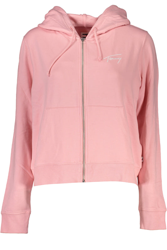 TOMMY HILFIGER FELPA CON ZIP DONNA ROSA