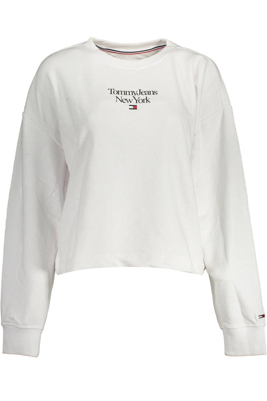 TOMMY HILFIGER FELPA SENZA ZIP DONNA BIANCO