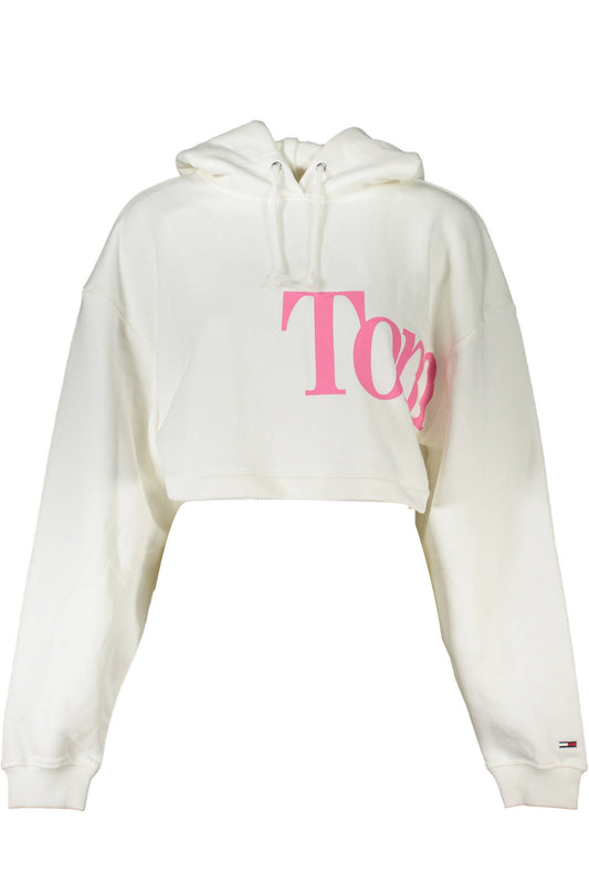 TOMMY HILFIGER FELPA SENZA ZIP DONNA BIANCO