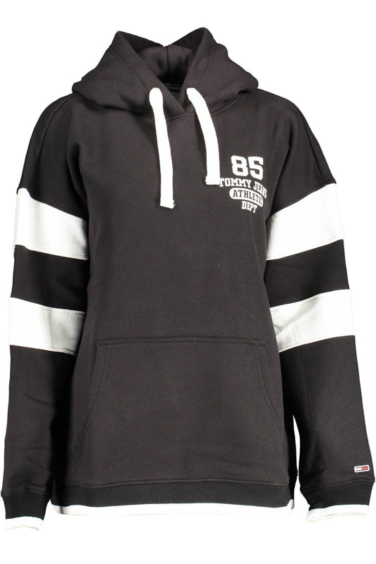 TOMMY HILFIGER FELPA SENZA ZIP DONNA NERO