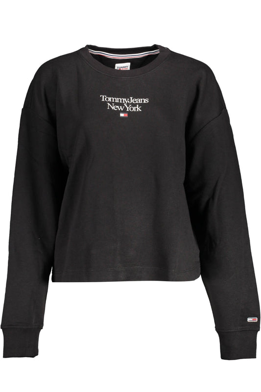TOMMY HILFIGER FELPA SENZA ZIP DONNA NERO