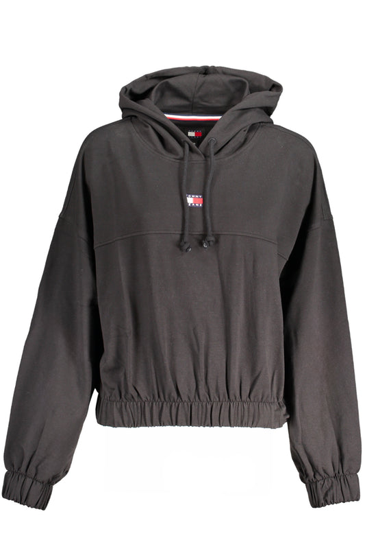TOMMY HILFIGER FELPA SENZA ZIP DONNA NERO