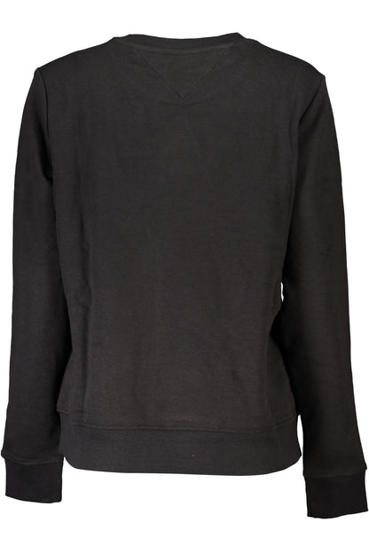 TOMMY HILFIGER FELPA SENZA ZIP DONNA NERO