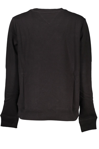 TOMMY HILFIGER FELPA SENZA ZIP DONNA NERO