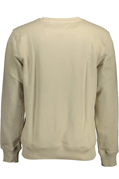 TOMMY HILFIGER FELPA SENZA ZIP UOMO BEIGE
