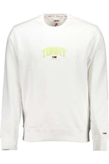 TOMMY HILFIGER FELPA SENZA ZIP UOMO BIANCO