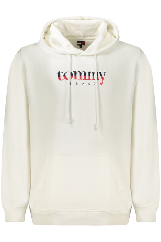 TOMMY HILFIGER FELPA SENZA ZIP UOMO BIANCO