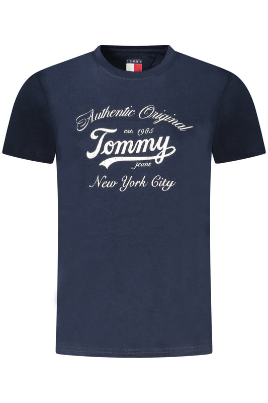 TOMMY HILFIGER T-SHIRT MANICHE CORTE DONNA BLU