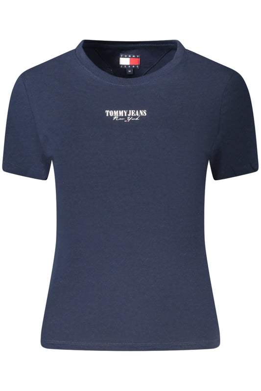 TOMMY HILFIGER T-SHIRT MANICHE CORTE DONNA BLU