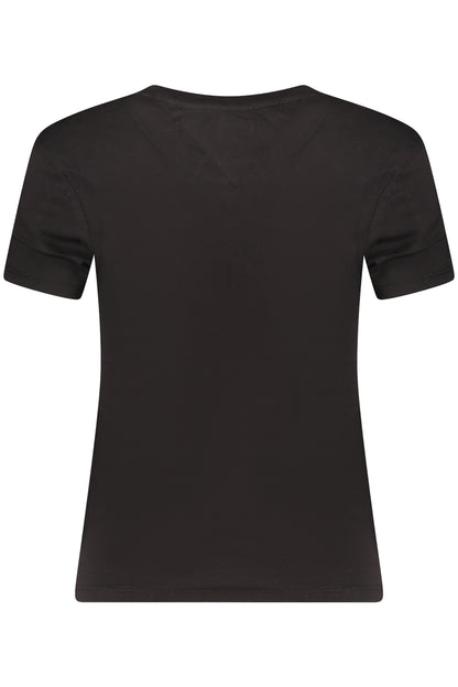 TOMMY HILFIGER T-SHIRT MANICHE CORTE DONNA NERO