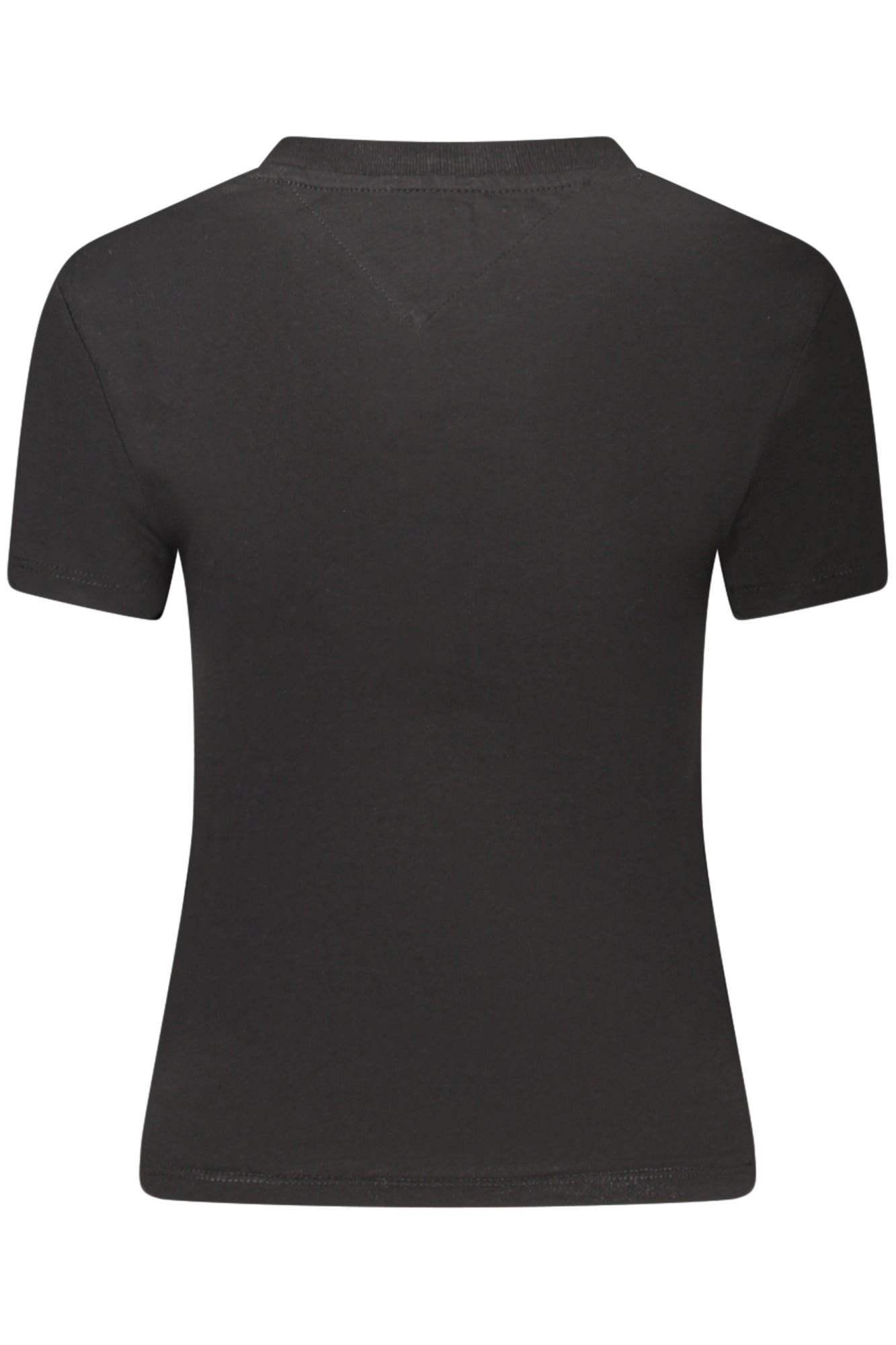TOMMY HILFIGER T-SHIRT MANICHE CORTE DONNA NERO