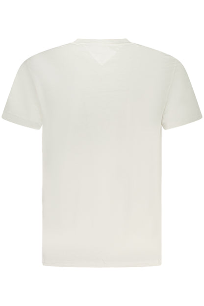 TOMMY HILFIGER T-SHIRT MANICHE CORTE UOMO BIANCO