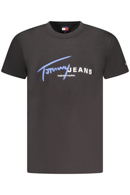 TOMMY HILFIGER T-SHIRT MANICHE CORTE UOMO NERO