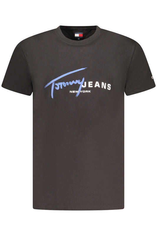 TOMMY HILFIGER T-SHIRT MANICHE CORTE UOMO NERO