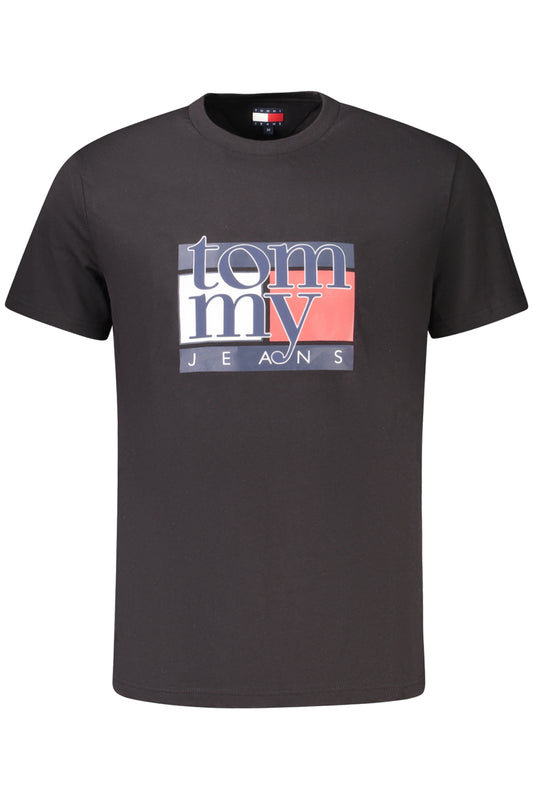 TOMMY HILFIGER T-SHIRT MANICHE CORTE UOMO NERO