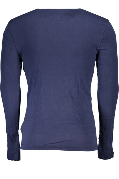 TOMMY HILFIGER T-SHIRT MANICHE LUNGHE UOMO BLU