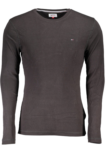 TOMMY HILFIGER T-SHIRT MANICHE LUNGHE UOMO NERO