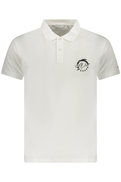 TRUSSARDI POLO MANICHE CORTE UOMO BIANCO