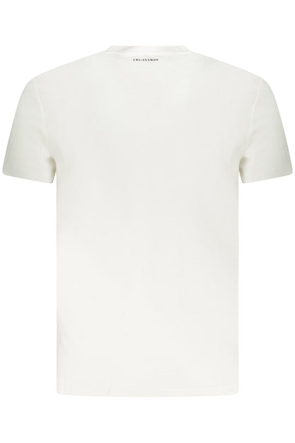 TRUSSARDI T-SHIRT MANICHE CORTE UOMO BIANCO