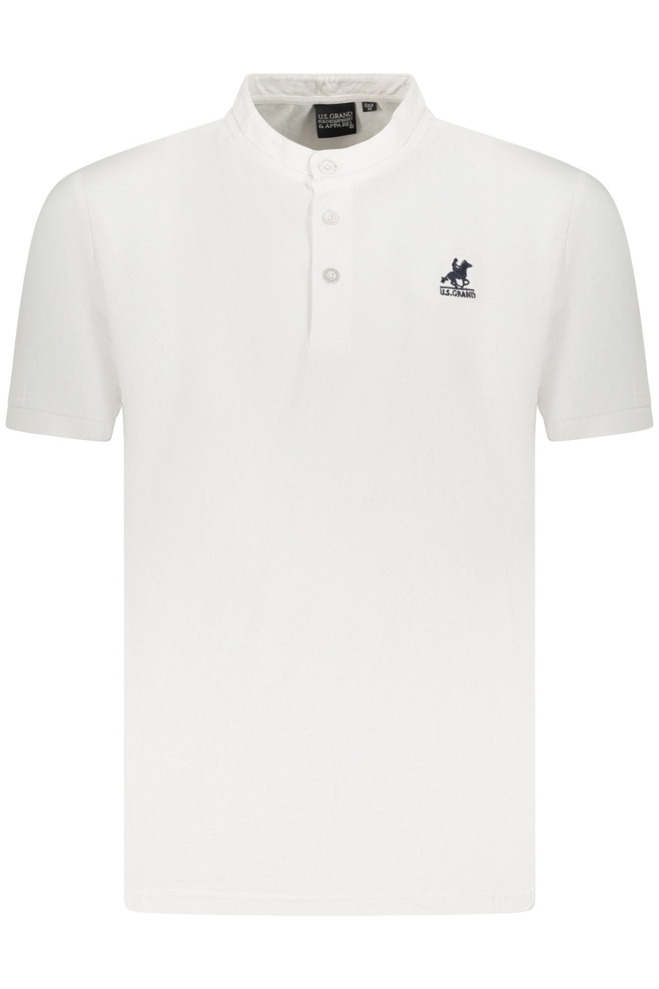 U.S. GRAND POLO POLO MANICHE CORTE UOMO BIANCO