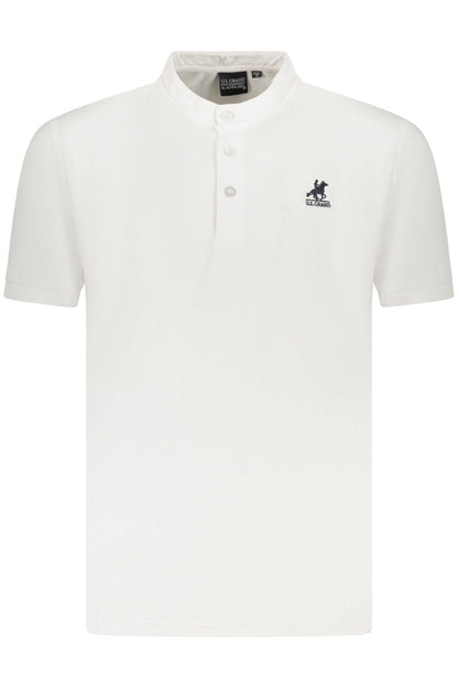 U.S. GRAND POLO POLO MANICHE CORTE UOMO BIANCO