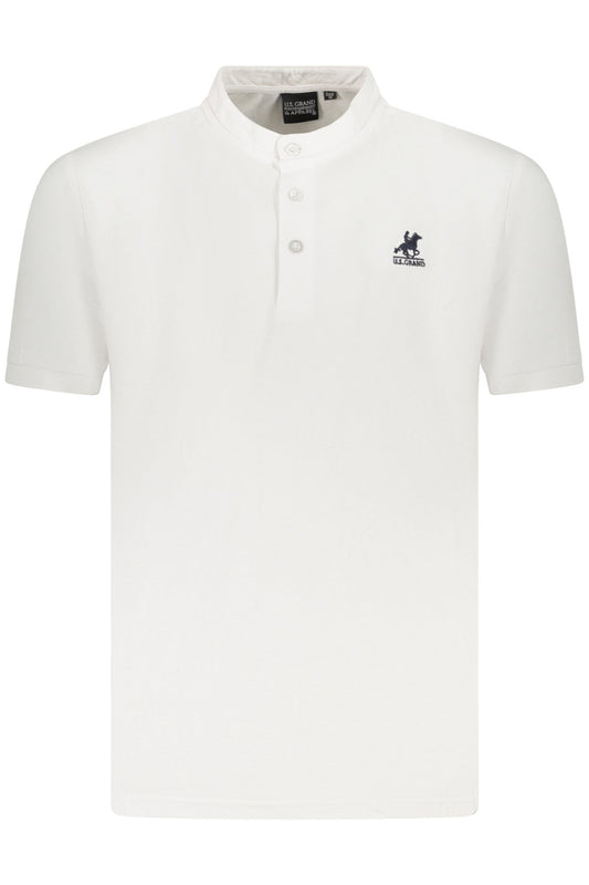 U.S. GRAND POLO POLO MANICHE CORTE UOMO BIANCO