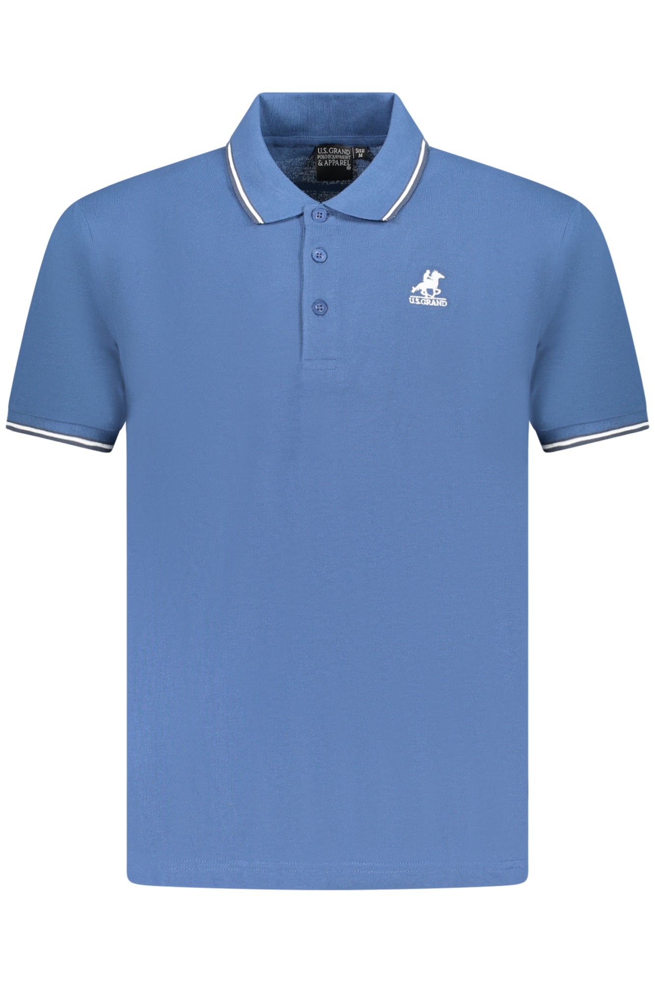 U.S. GRAND POLO POLO MANICHE CORTE UOMO BLU