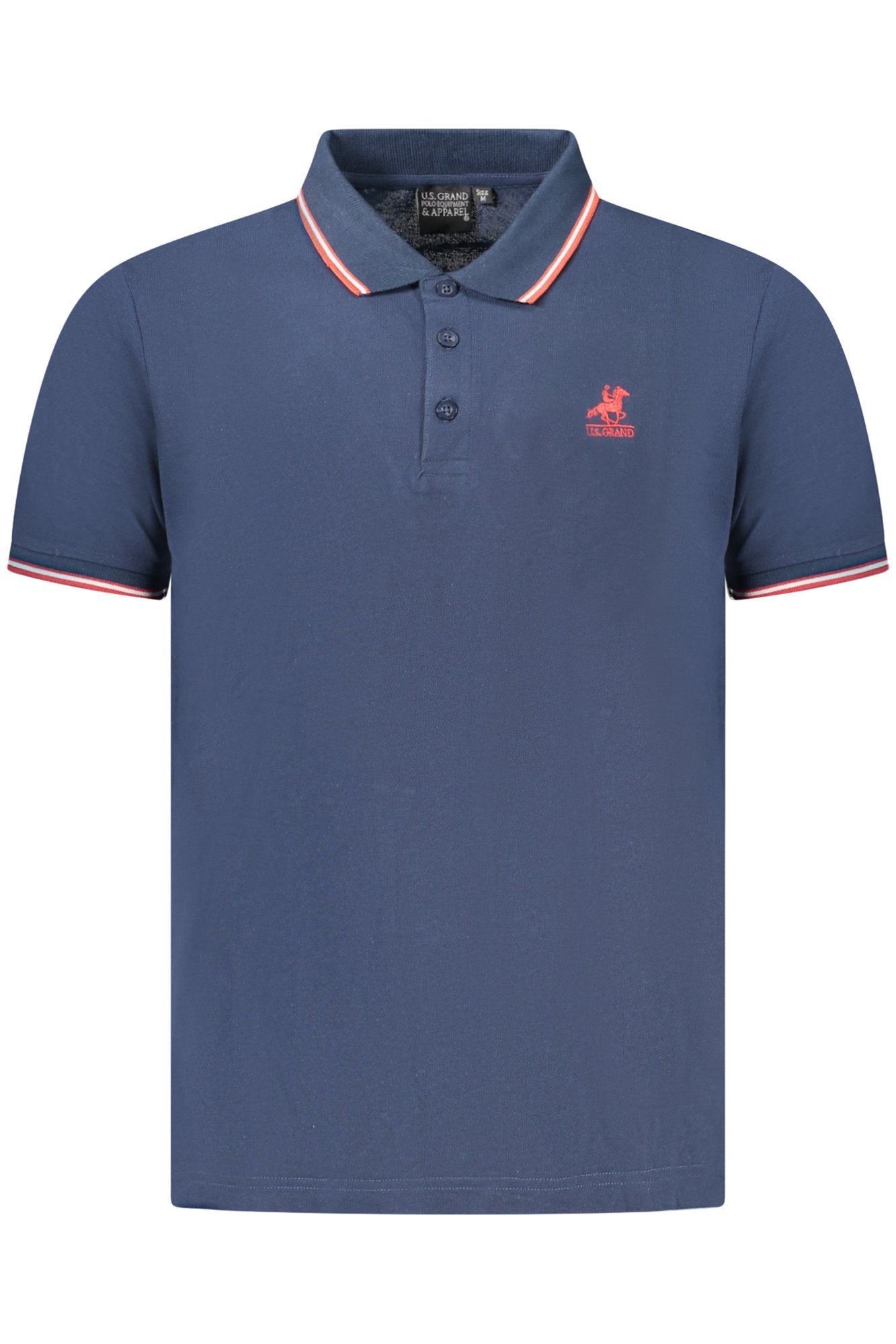 U.S. GRAND POLO POLO MANICHE CORTE UOMO BLU