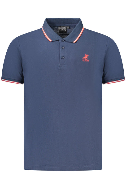 U.S. GRAND POLO POLO MANICHE CORTE UOMO BLU