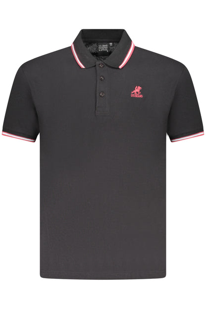 U.S. GRAND POLO POLO MANICHE CORTE UOMO NERO
