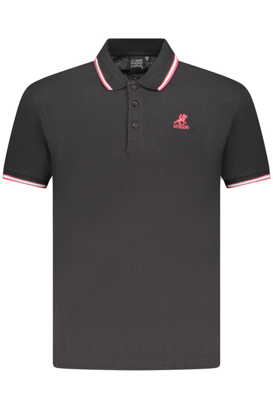 U.S. GRAND POLO POLO MANICHE CORTE UOMO NERO