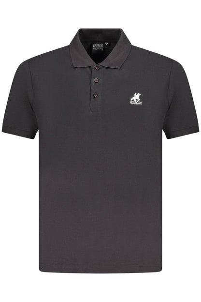 U.S. GRAND POLO POLO MANICHE CORTE UOMO NERO