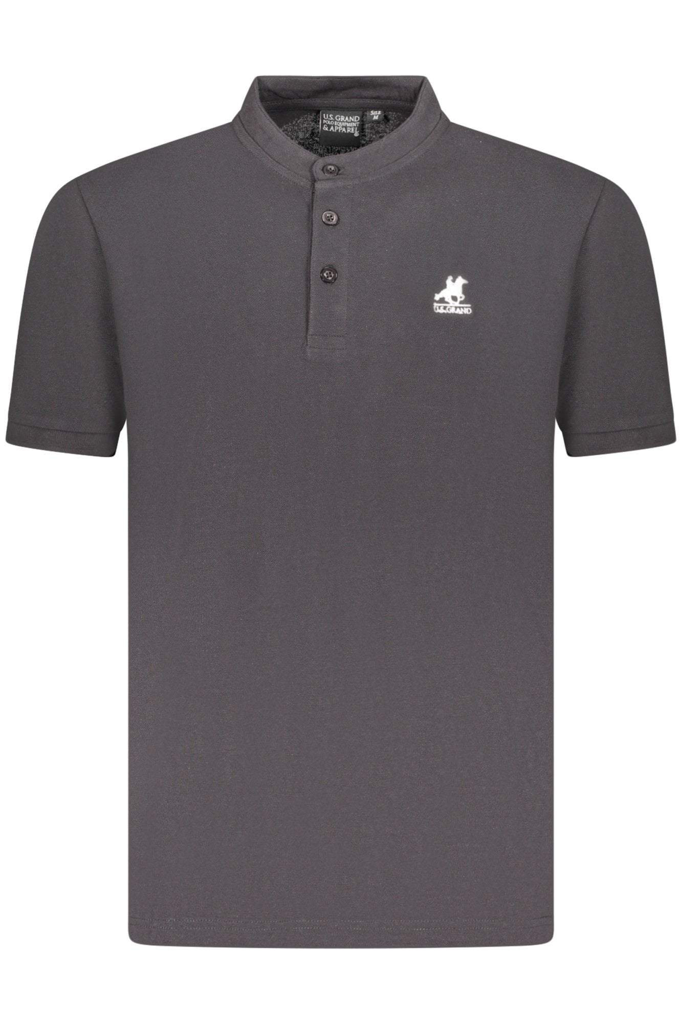 U.S. GRAND POLO POLO MANICHE CORTE UOMO NERO