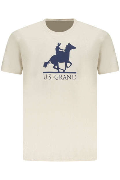 U.S. GRAND POLO T-SHIRT MANICHE CORTE UOMO BEIGE